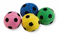 Игрушка для кошек Мяч футбольный одноцветный 01Т