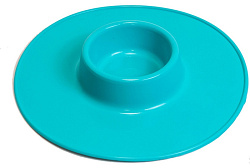 Миска-поднос пластиковая САТУРН 500мл бирюзовая Дарэлл