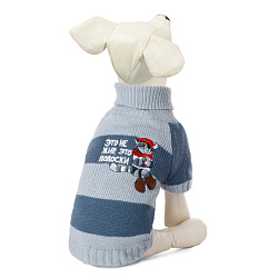 Свитер для собак "Матроскин" M, серо-голубой, 30см СОЮЗМУЛЬТФИЛЬМ Triol