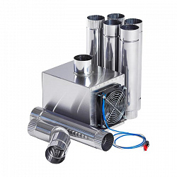 Теплообменник Вектор-В 250*170*240 нерж.сталь,с вентилятором, в сумке