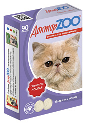 Доктор ZOO № 90 для кошек лосось 