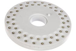 Фонарь SMARTBUY светодиодный 48 LED с карабином для подвешивания 3AA, белый (SBF-8254-W)