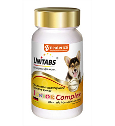 Unitabs JuniorComplex с B9 для щенков, кормящих и беременных сук 100тб