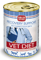 Solid Natura VET Recovery Support диетический влажный корм для кошек и собак восстановительная диета 340гр Solid Natura VET Recovery Support диетический влажный корм для кошек и собак восстановительная диета 340гр