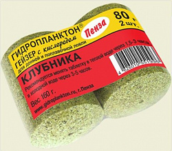 Гидропланктон Гейзер с кислородом 80гр х 2шт Клубника