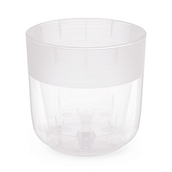 Горшок Линель 2,7л двойной прозрачный М8401