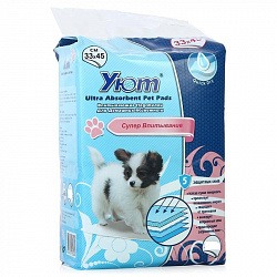 Пеленки впитывающие для животных Уют 33*45 S(уп.30шт) К-06