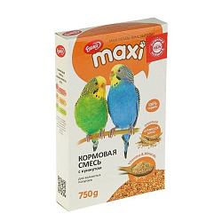 Ешка Maxi кормовая смесь корм для попугаев волистных кнжут 750гр