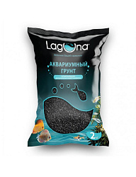 Грунт Laguna 20201А Песок черный 2кг 1-2мм 