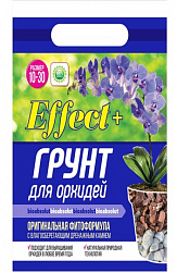 Грунт  Effect +  для Орхидей 4л 10*30 c дренажный камень