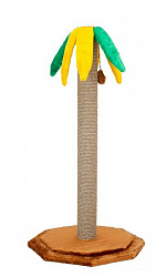 Когтеточка ZooMoDa "Пальма" меховая большая для кошек №206