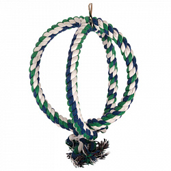 Игрушка для птиц веревка 2 кольца 52111002