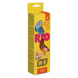 Лакомство для попугаев RIO палочки яйцо/ракушечник 2*40г 22170