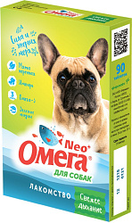Омега Neo+ Свежее дыхание для собак 90 таблеток