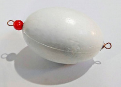 Поплавок огруженный яйцо длина 60мм вес 35гр.