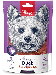 Wanpy Dog Лакомство для собак утиные сосиски 100гр
