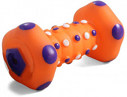 Игрушка для собак винил Гантель со звуком 165мм