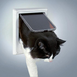 Дверца для кошек с электромагнитным замком, 4 позиции