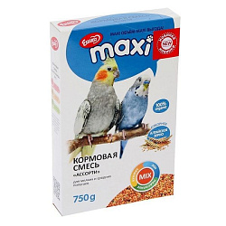 Ешка Maxi кормовая смесь корм для попугаев мелких и средних ассорти 750гр