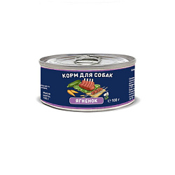 Solid Natura Holistic влажный корм для собак с ягненком 100гр