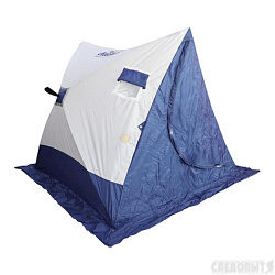 Палатка зимняя Следопыт 2-скатная oxford 210D PU1000 белый/син.18