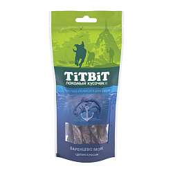 TiTBiT лакомство для собак палочки из лосося 40гр