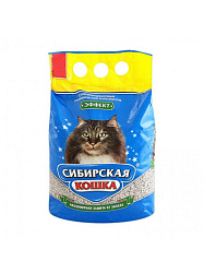 Сибирская Кошка Эффект впитывающий наполнитель 3л