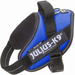 Шлейка для собак JULIUS-K9 IDC®-Powerharness 2 (71-96см/ 28-40кг), синяя
