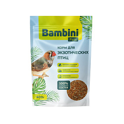 Bambini Pets Корм для птиц экзотических 400 г 