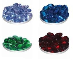 Грунт стеклянный плоский 170г в ассорт.