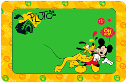 Коврик под миску Disney Pluto&Mickey 43*28см