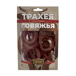 Деревенские лакомства для собак трахея говяжья с мясом говядины для всех пород 50гр