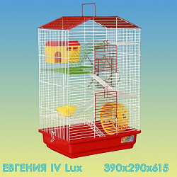 Клетка для грызунов Евгения-4 Lux большой поддон (Комплект) 39*29*61,5