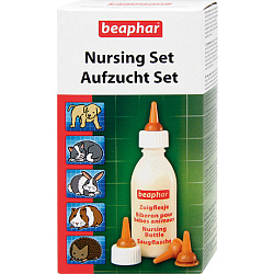 Beaphar набор для вскармливания новорожденных, подрастающих и больных животных 4 соски