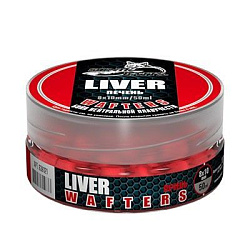 Бойлы GF Wafters 8*10мм Liver (Печень) 50мл 121