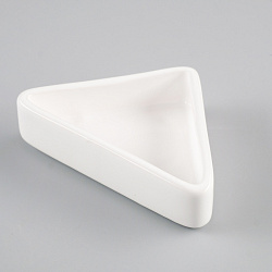 Миска керамика для грызунов угловая 50мл, белая 2324182