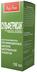 Сульфетрисан 100мл(Д.В,-сульфадиметоксин+эритромицин)