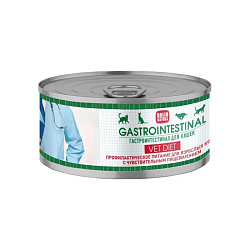 Solid Natura VET Gastrointestinal диетический влажный корм для кошек с чувствительным пищеварением 100гр