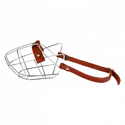 Намордник металл+кожа №1(спаниель,сеттер)