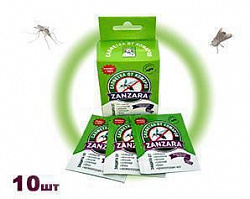 Салфетки  от комаров  Ратокс (Zanzara) упак 10шт