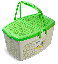 Корзина для пикника Конти 23 л с крышкой С731