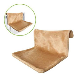 Гамак для кошек на батарею из плюша 41*47*24см Triol