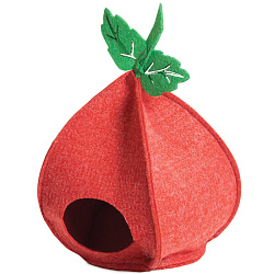 Дом для грызунов Яблоко из войлока 18*13*13см Gamma
