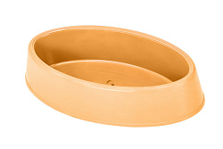 Купалка для птиц овальная 150мл бежевая Дарэлл 5049