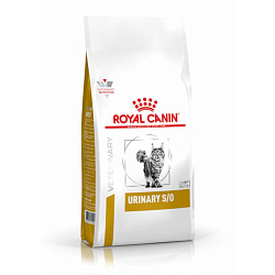Royal Canin Veterinary Urinary S/O корм сухой для кошек способствующий растворению струвитных камней 1,5кг