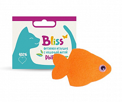 Игрушка для кошек Рыбка Bliss с мятой ЦБ-3070