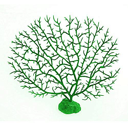 Коралл плоский искусственный зеленый 22*19см Уют ВК1033